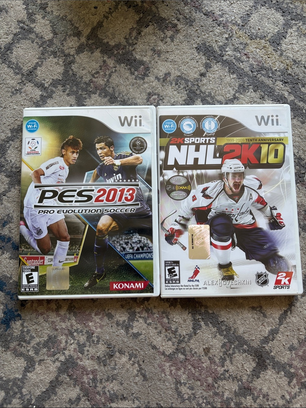 Konami PES 2013 and 2K Sports NHL 2K10 Wii Game Bundle